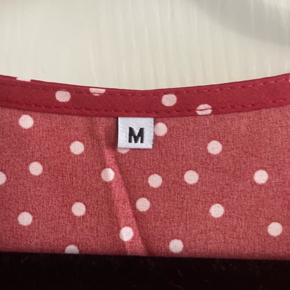 Red Polk Dot Amazon Dress - Picture 2 of 7